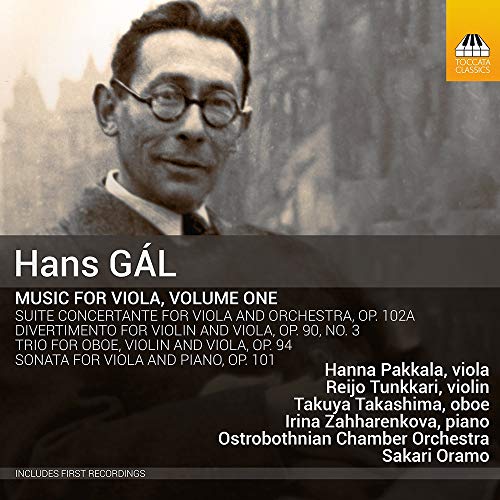 Various - Hans Gál: Music for Viola, Volume 1 [CD]