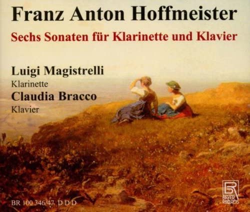 Magistrelli/Bracco - Franz Anton Hoffmeister: Six Sonatas for Clarinet & Piano [CD]