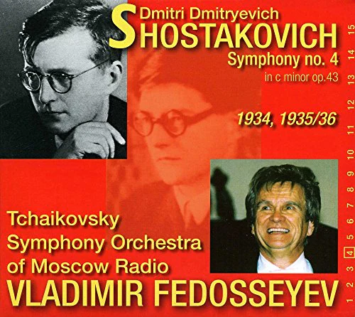 Vladimir Fedosseyev/tschaikows - Dmitri Shostakovich: Symphony No. 4 in c-minor Op. 43 [CD]