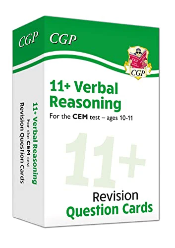 New 11+ CEM Verbal Reasoning Practice Question Cards - Ages 10-11: unbeatable revision for the 2022 tests (CGP 11+ CEM)