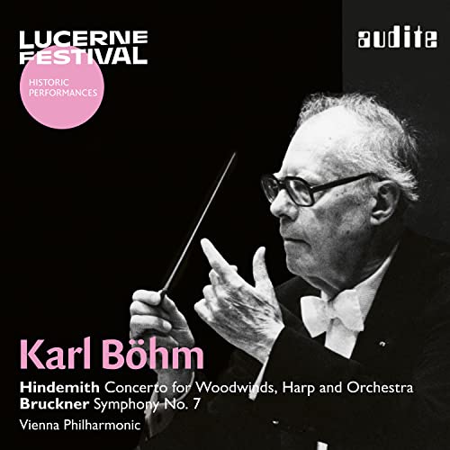 Karl Bohm  Vienna Philharmonic - Lucerne Hindemith Concerto, Bruckner Sym No 7 [CD]