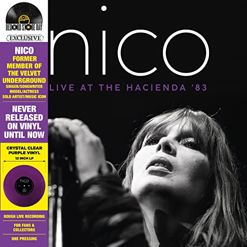Nico - Live At The Hacienda 83 (Crystal Clear Purple Vinyl) (Rsd 2022) [VINYL]
