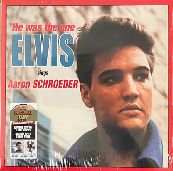 Elvis Presley - He Was The One (Elvis Sings Aaron Schroeder) (Cornetto Effect Red/Blue Vinyl) (RSD 2023) [VINYL]
