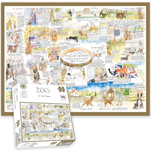 Tim Bulmer's Dogs Jigsaw 1000 Piece Puzzle
