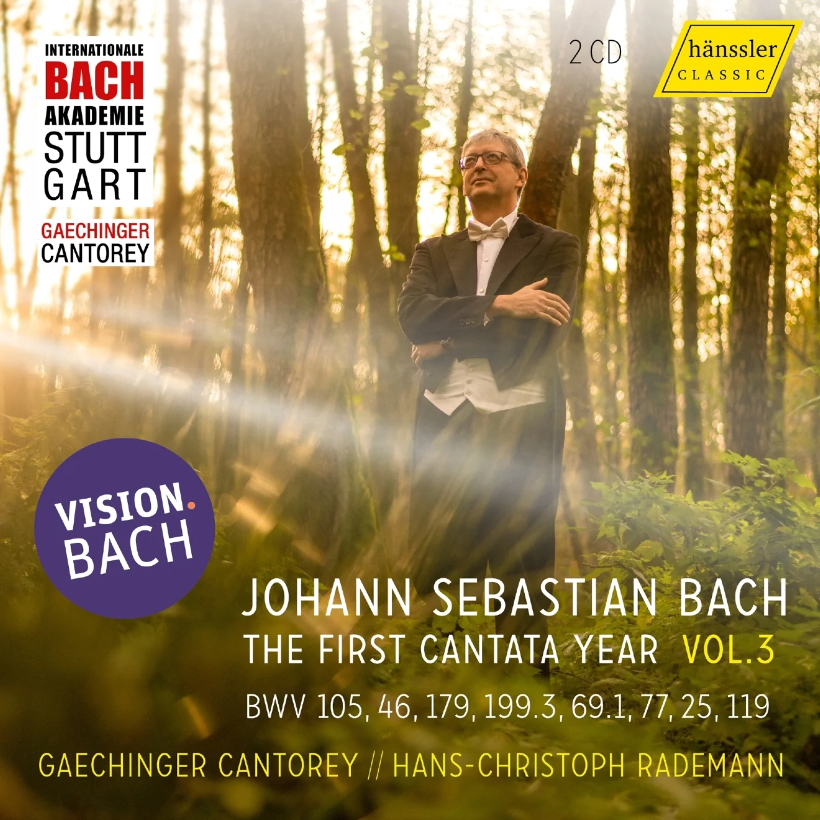 Gaechinger Cantorey/rademann - Bach - First Cantata Vol 3 [CD]
