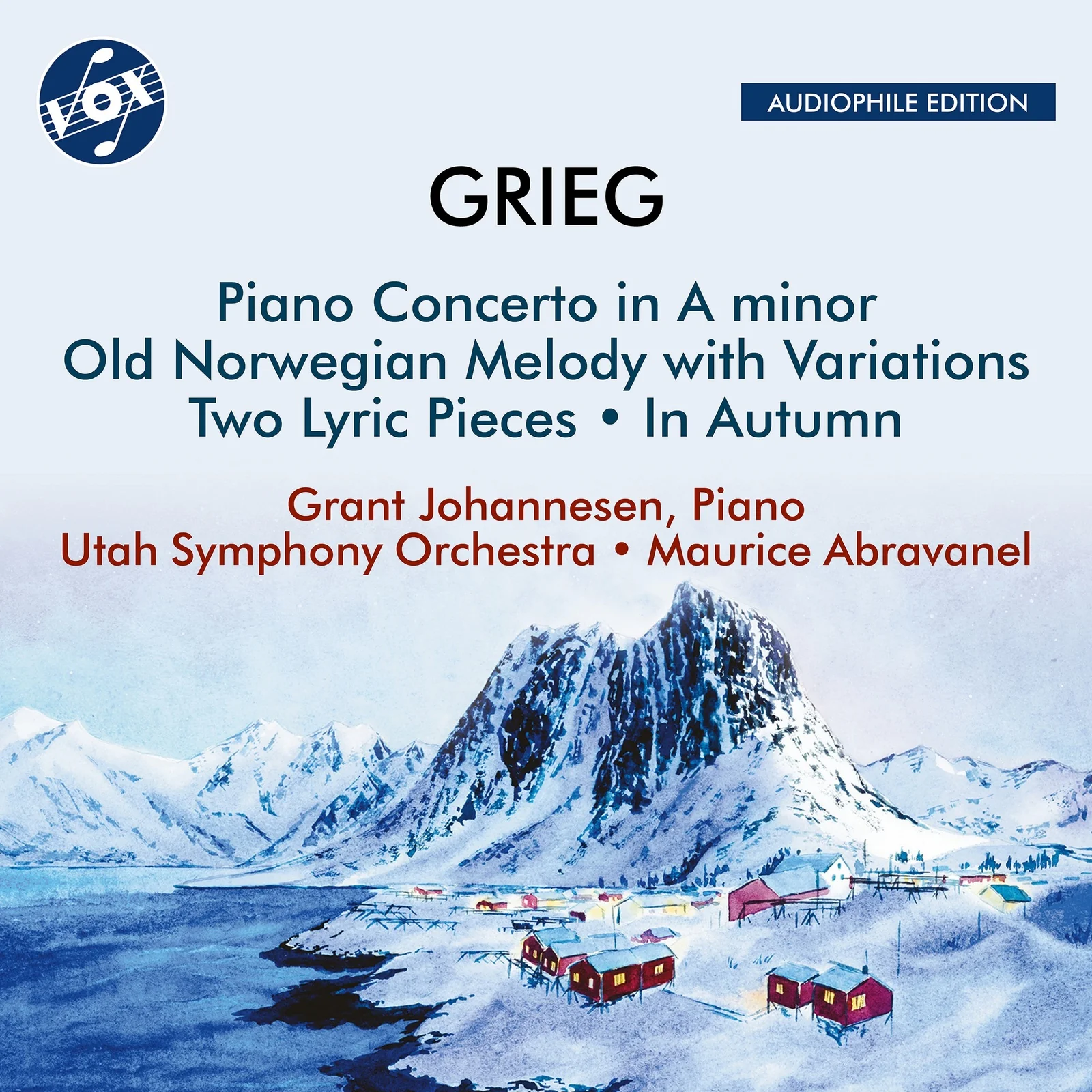 JOHANNESEN/UTAH SO/ABRAVANEL - GRIEG - PIANO CTO IN A MINOR [CD]