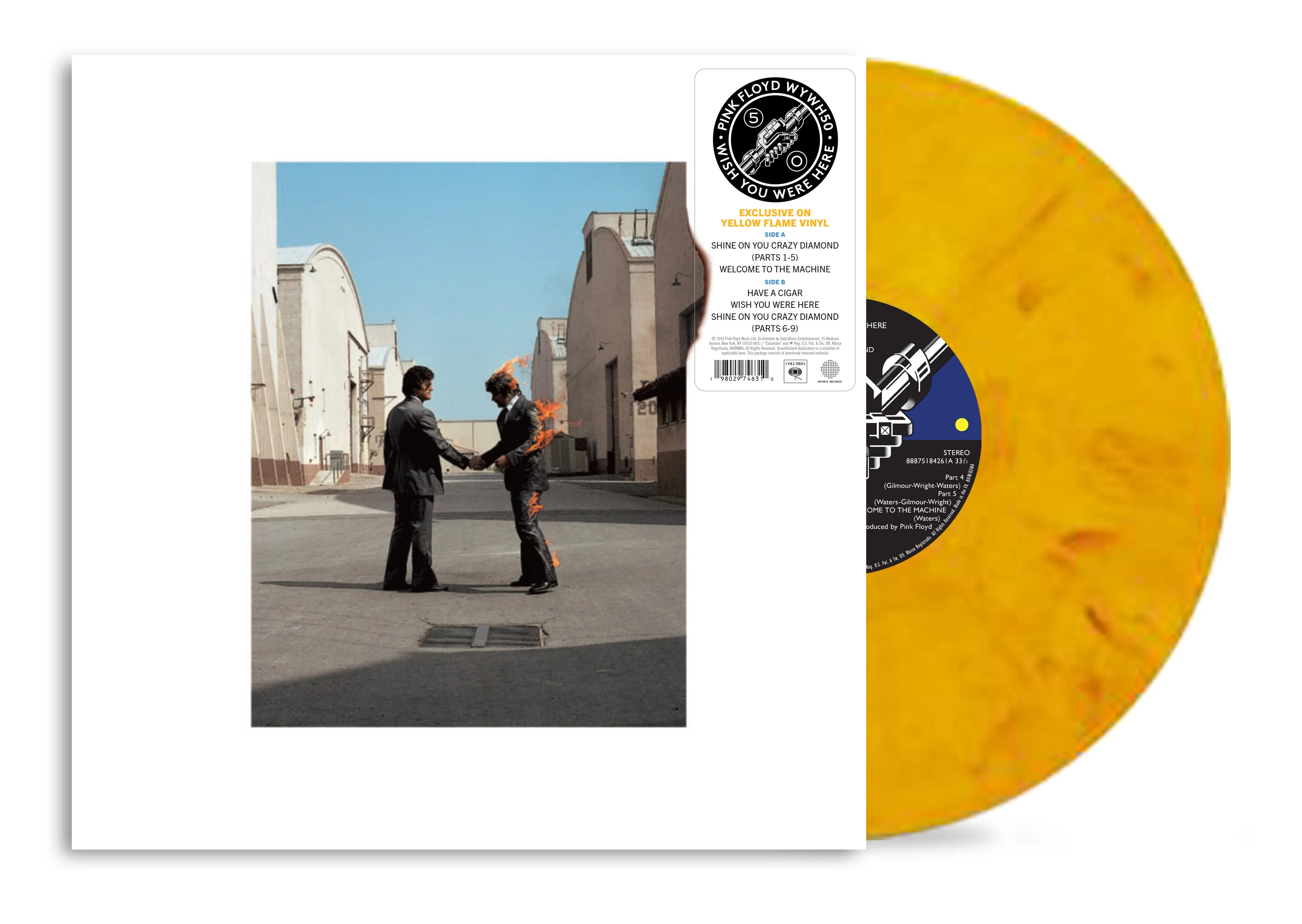 Pink Floyd - Wish You Were Here (Yellow LP) [VINYL]