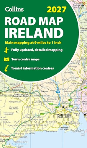 2027 Collins Road Map of Ireland: Folded map (Collins Road Atlas) [Map] [2026] Collins