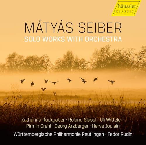 Wpr/rudin - Seiber - Solo Works With Orch [CD]