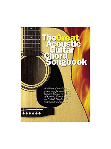The Great Acoustic Guitar Chord Songbook. Sheet Music For Lyrics & Chords