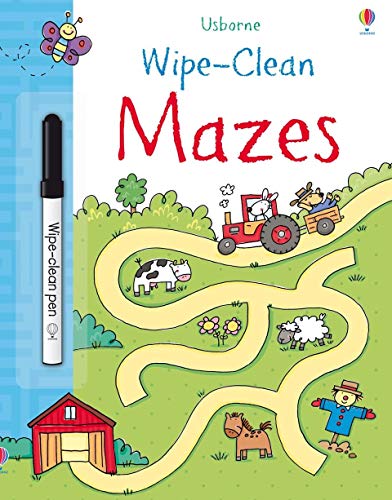 Wipe-Clean Mazes (Usborne Wipe Clean Books)