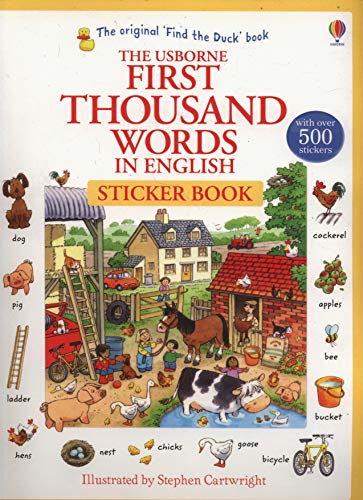 First Thousand Words in English Sticker Book (First Thousand Words Sticker Book)