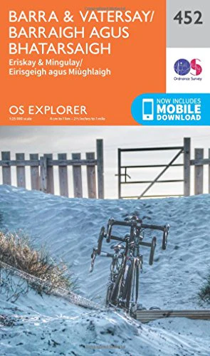OS Explorer Map (452) Barra and Vatersay / Barraigh Agus Bhatarsaigh (OS Explorer Paper Map)