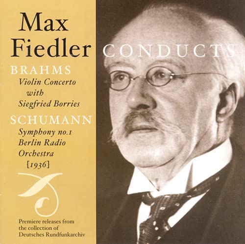 Brahms/schumann/max Fiedler/ - Violin Concerto/Symphony No.1 [CD]