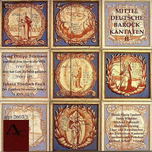 Taubert/wachter/vieweg/scholl/ - German Baroque Cantatas II - Works by Telemann/Fasch [CD]