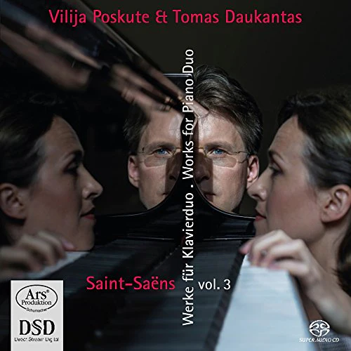 Vilija Poskute/Tomas Daukantas - Camille Saint-Saens: Works for Piano Duo Vol. 3 [CD]