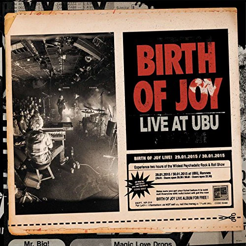 Birth Of Joy - Live At Ubu  [VINYL]