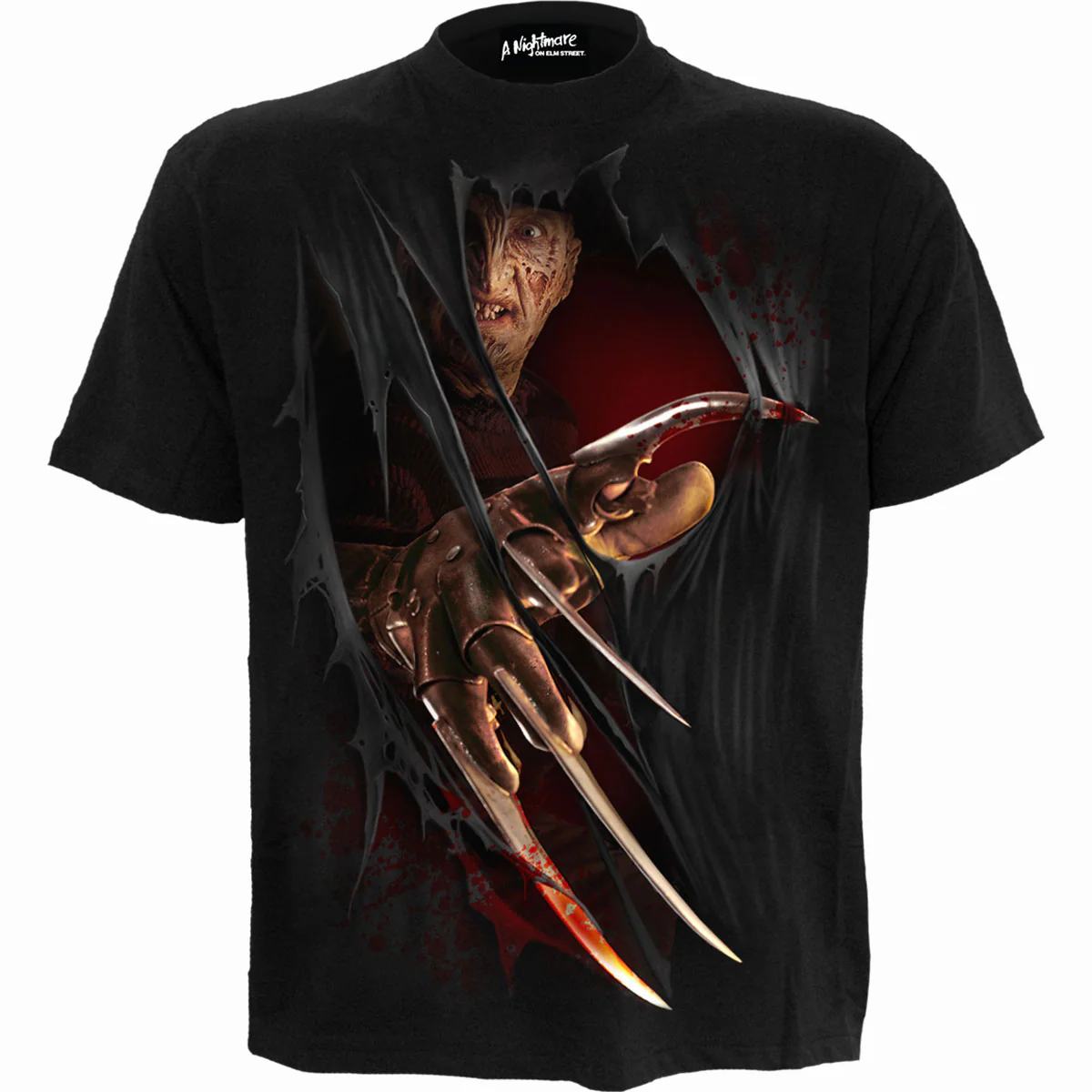 A Nightmare on Elm Street Unisex T-Shirt: Freddy Claws Elm Street