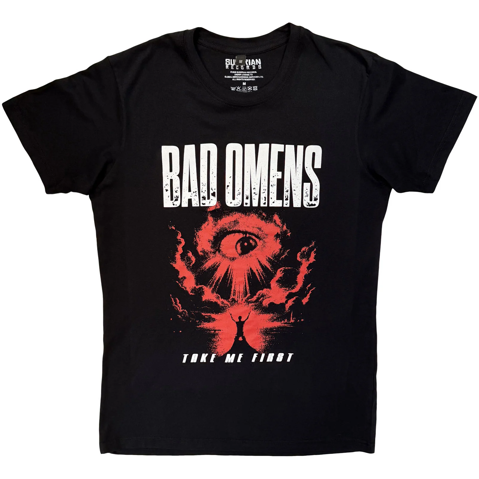 Bad Omens Unisex Premium Carbon T-Shirt: Red Eye