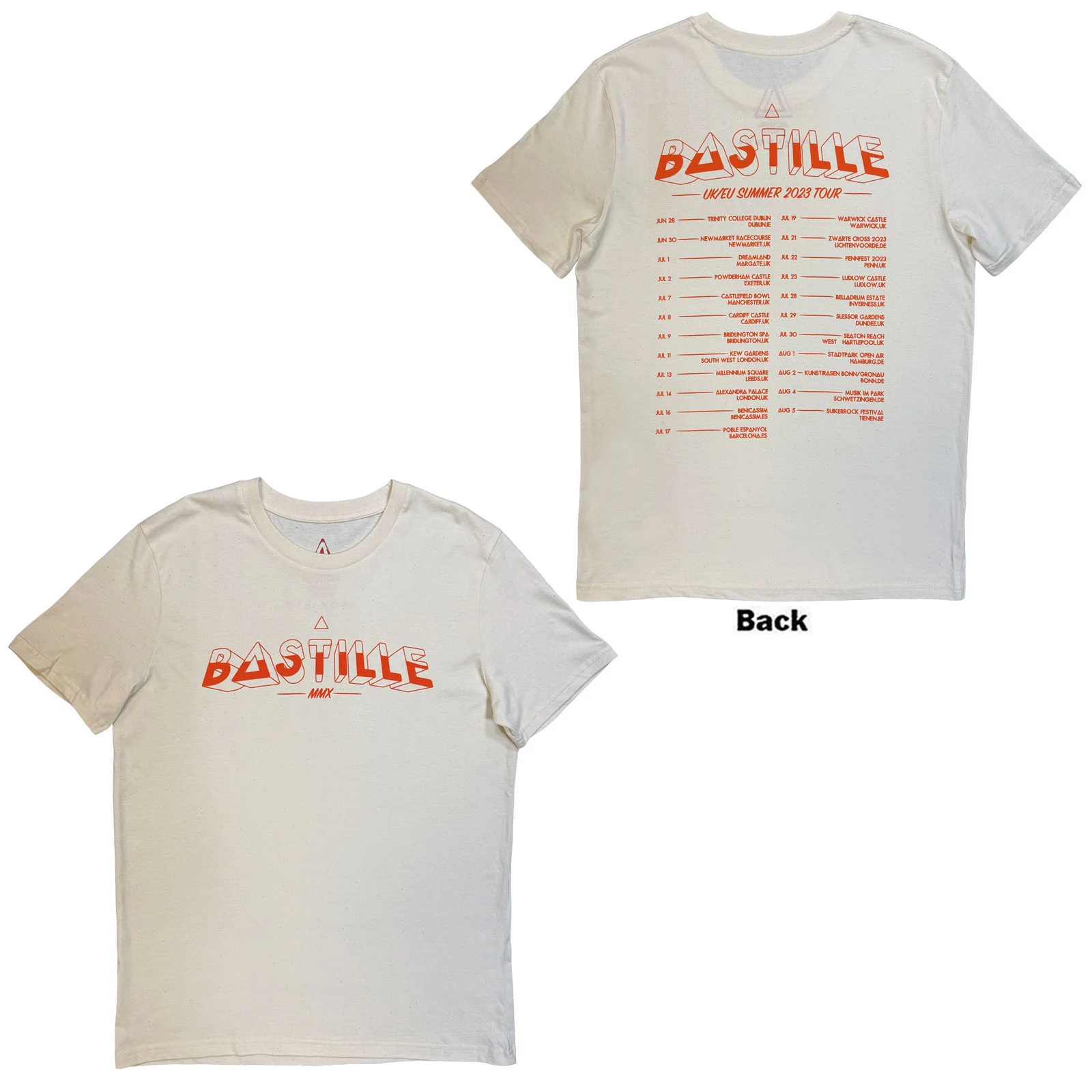 Bastille Unisex T-Shirt: Summer UK & EU Tour 23