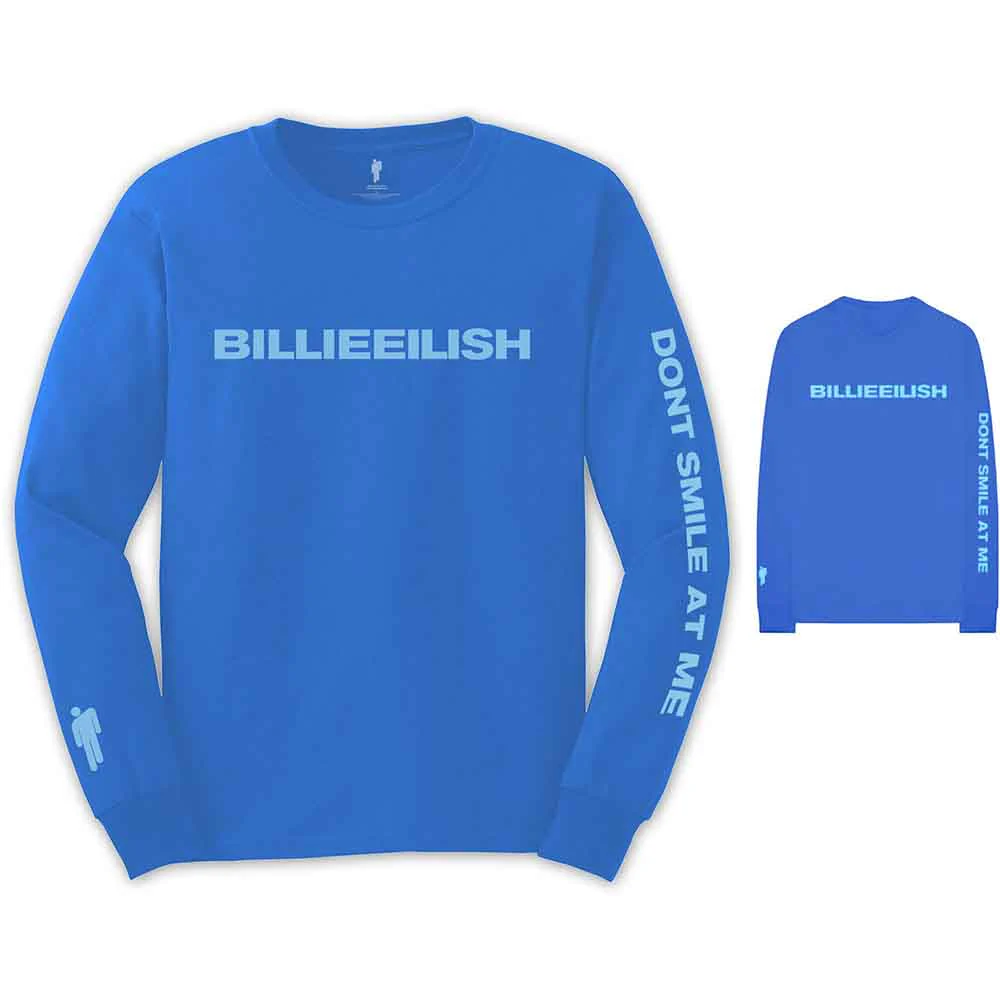Billie Eilish Unisex Long Sleeve T-Shirt: Smile