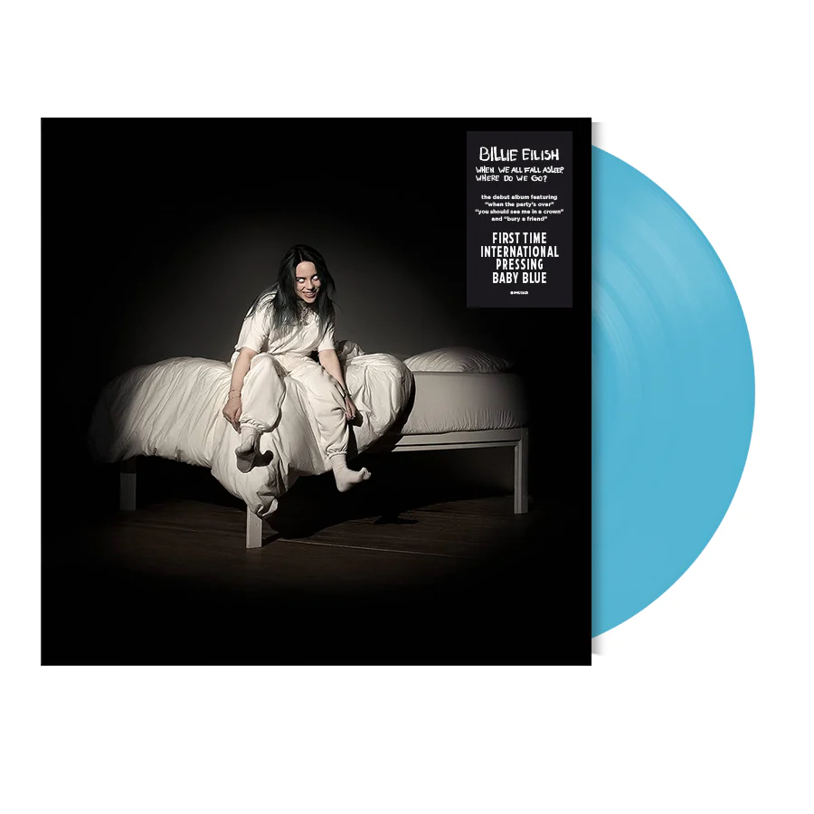 Billie Eilish  - WHEN WE ALL FALL ASLEEP (blue LP) [VINYL]