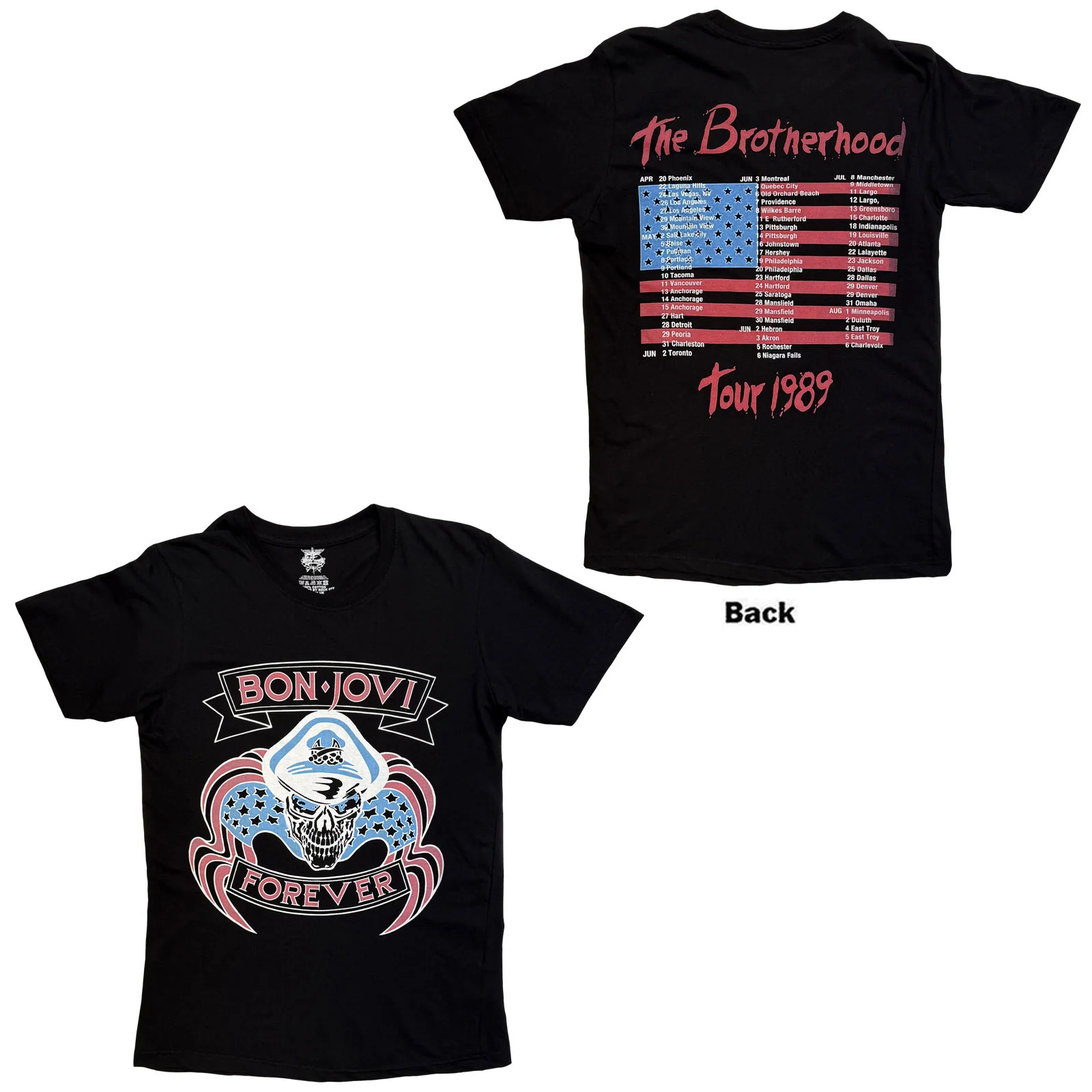 Bon Jovi Unisex T-Shirt: The Brotherhood - Image 3