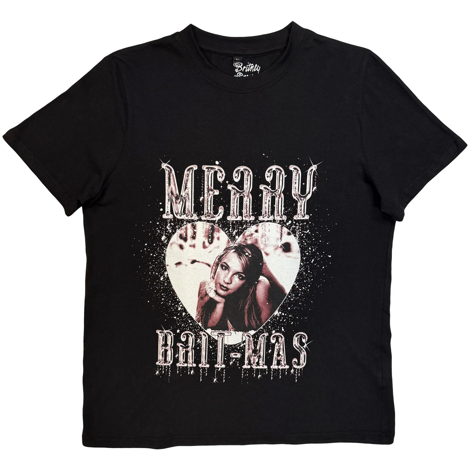 Britney Spears Ladies T-Shirt: Merry Britmas