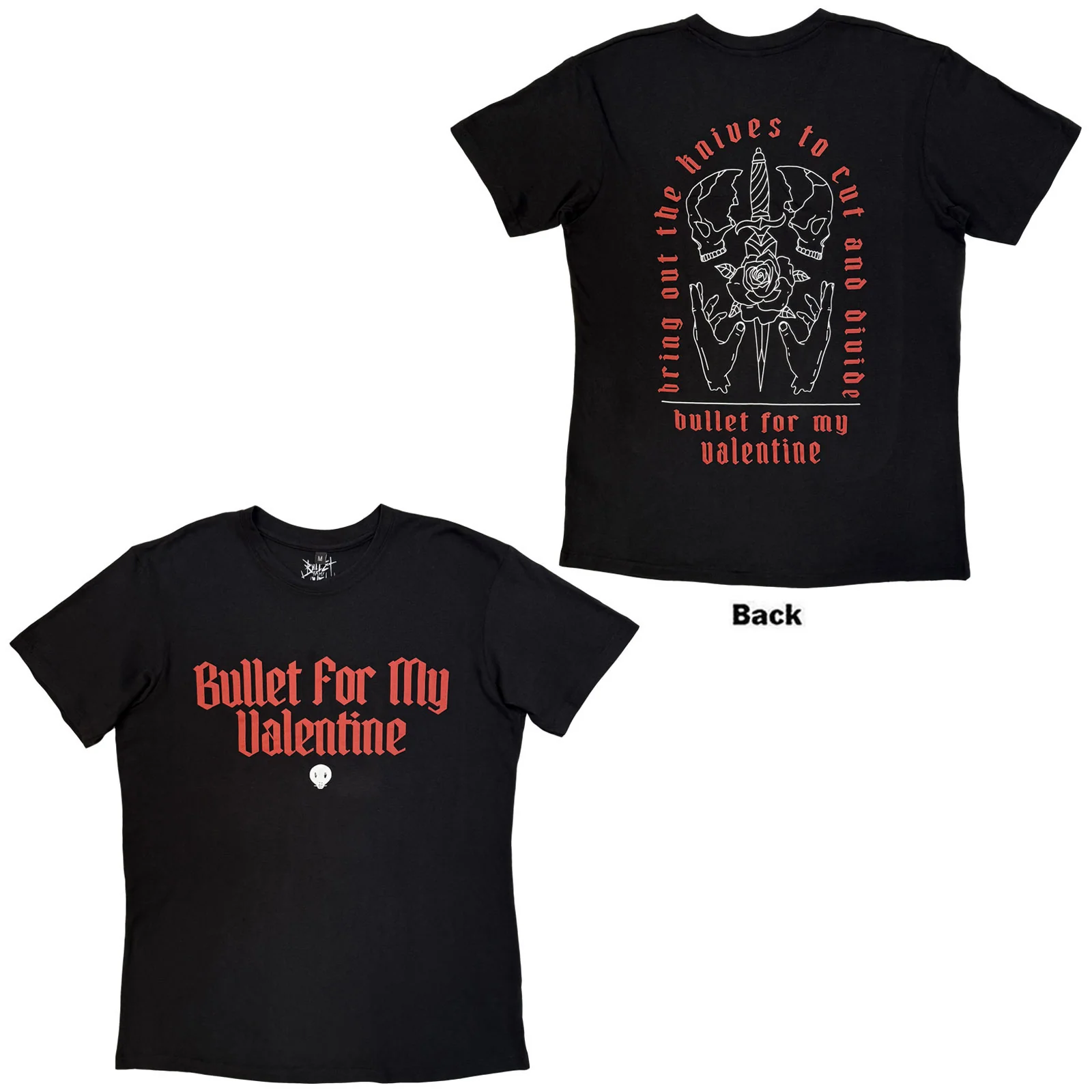Bullet For My Valentine Unisex Premium Carbon T-Shirt: Bring Out The Knives