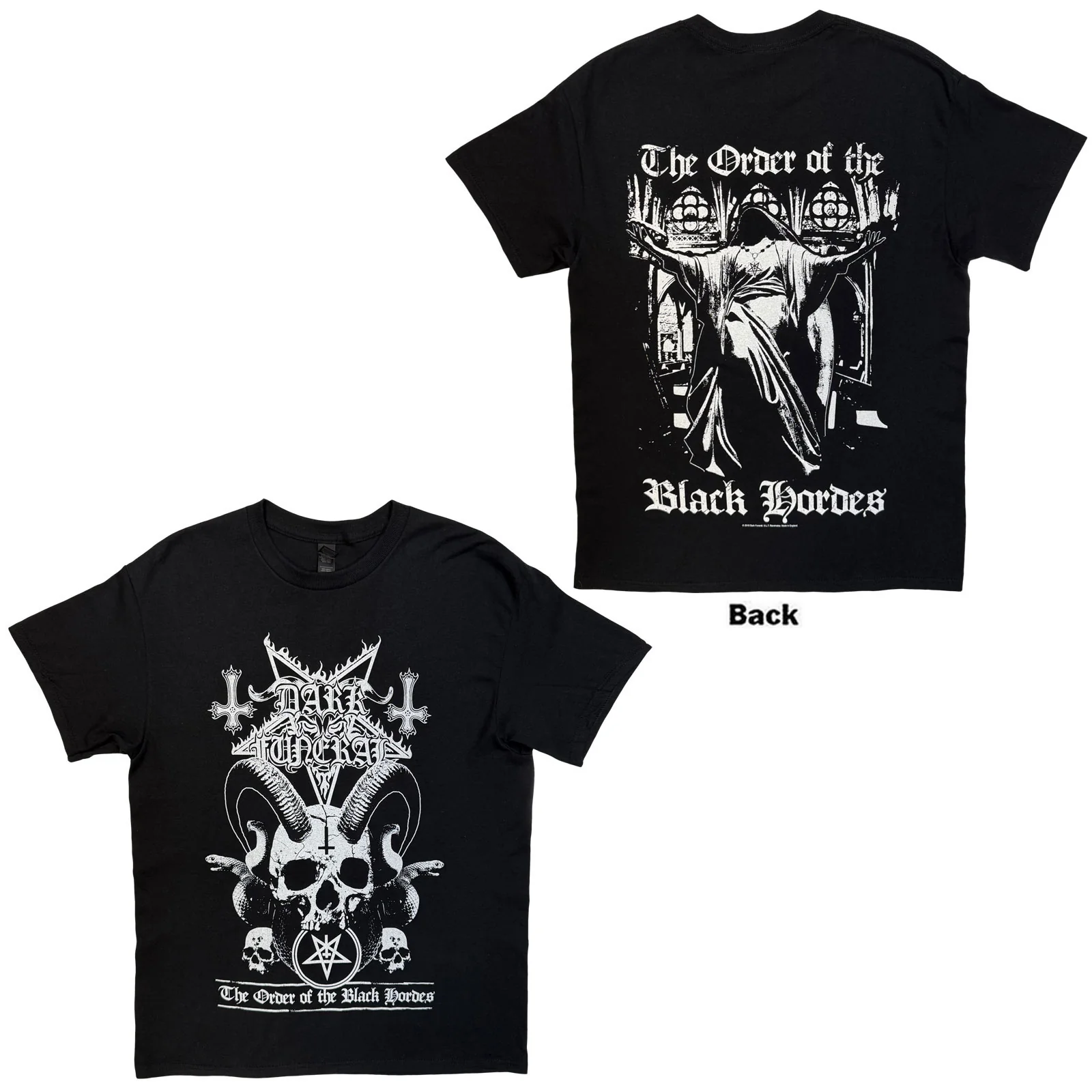Dark Funeral Unisex T-Shirt: Order Of The Black Hordes