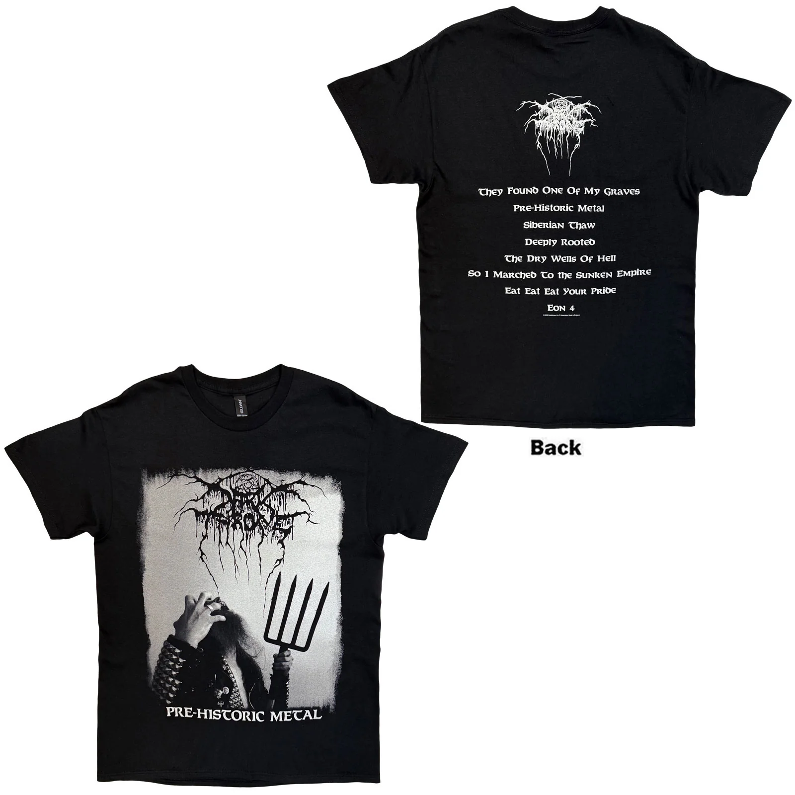 Darkthrone Unisex T-Shirt: Pre-Historic Metal