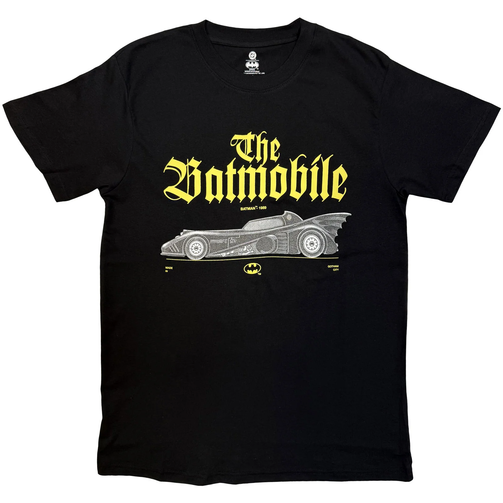 DC Comics Unisex T-Shirt: Batman The Batmobile