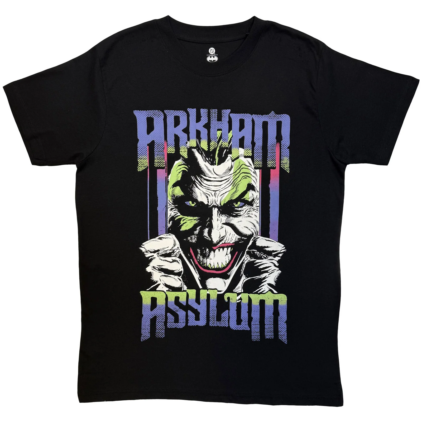DC Comics Unisex T-Shirt: Joker Arkham Asylum