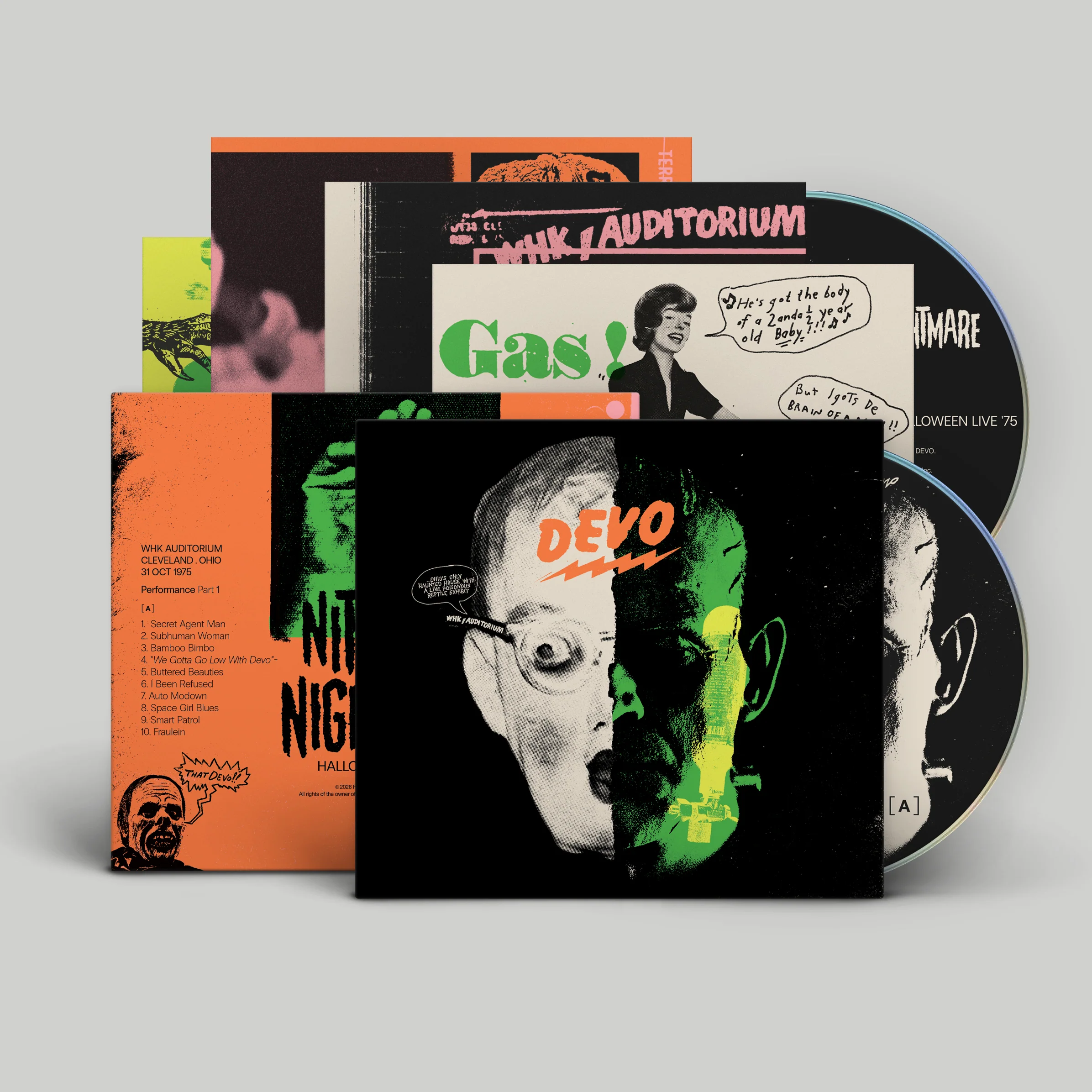 DEVO - Nitrous Nightmare Halloween Live ‘75 [CD] - Image 2
