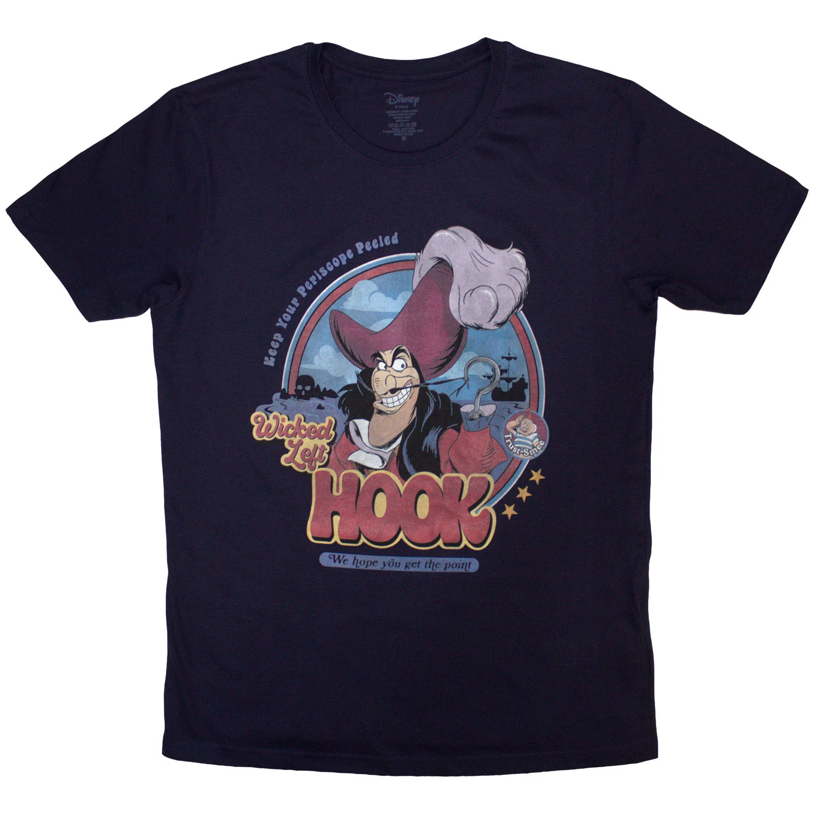 Disney Unisex T-Shirt: Peter Pan Wicked Left Hook