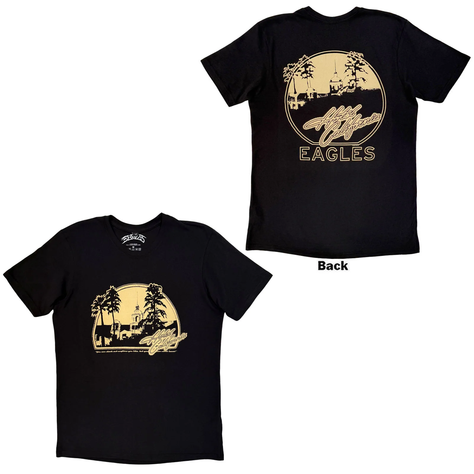 Eagles Unisex Premium Carbon T-Shirt: Hotel California