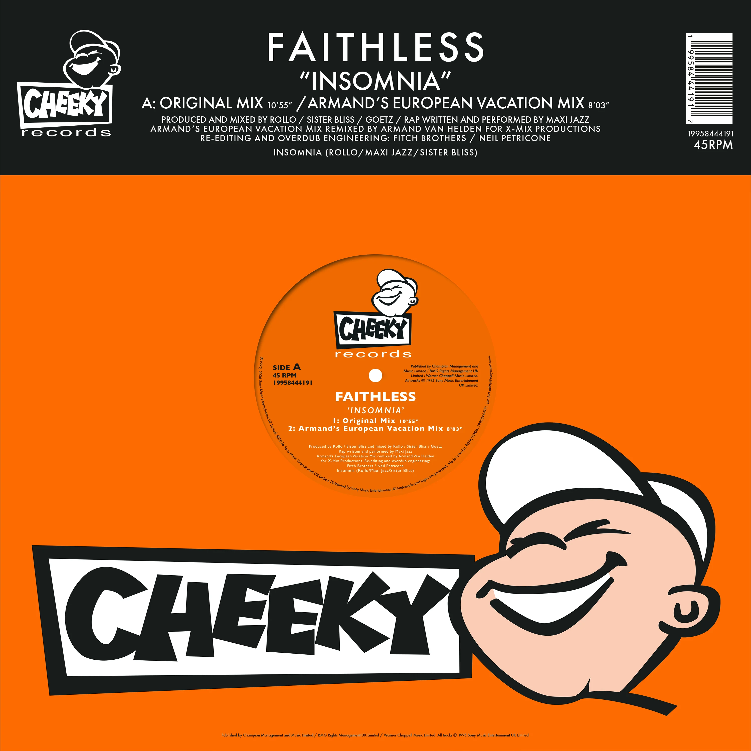 Faithless - Insomnia (30th Anniversary) [VINYL] - Image 2