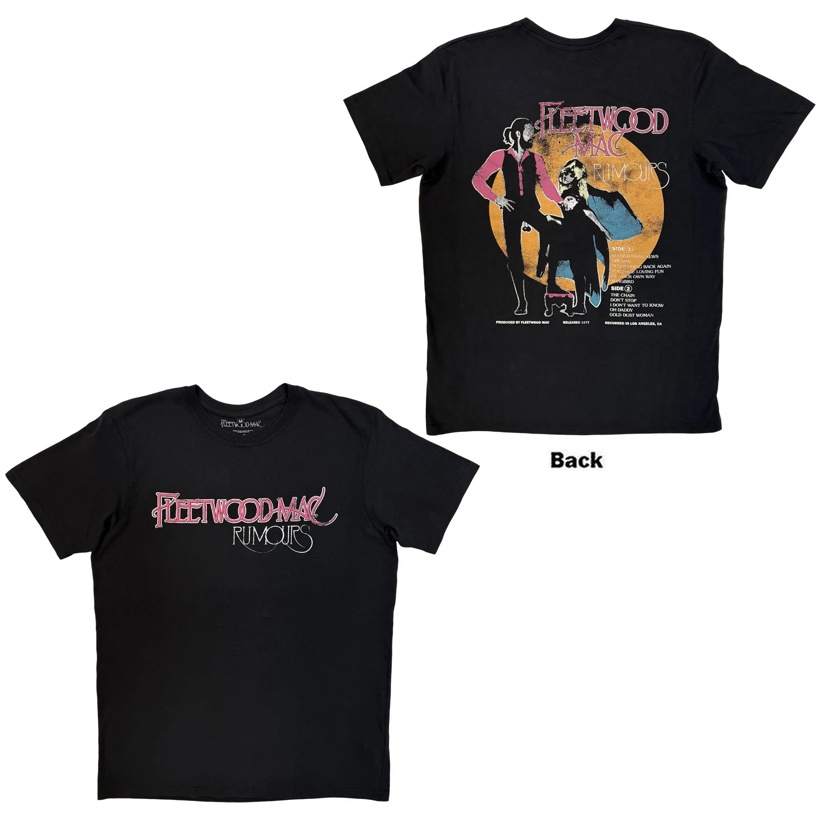 Fleetwood Mac Unisex Premium Carbon T-Shirt: Rumours