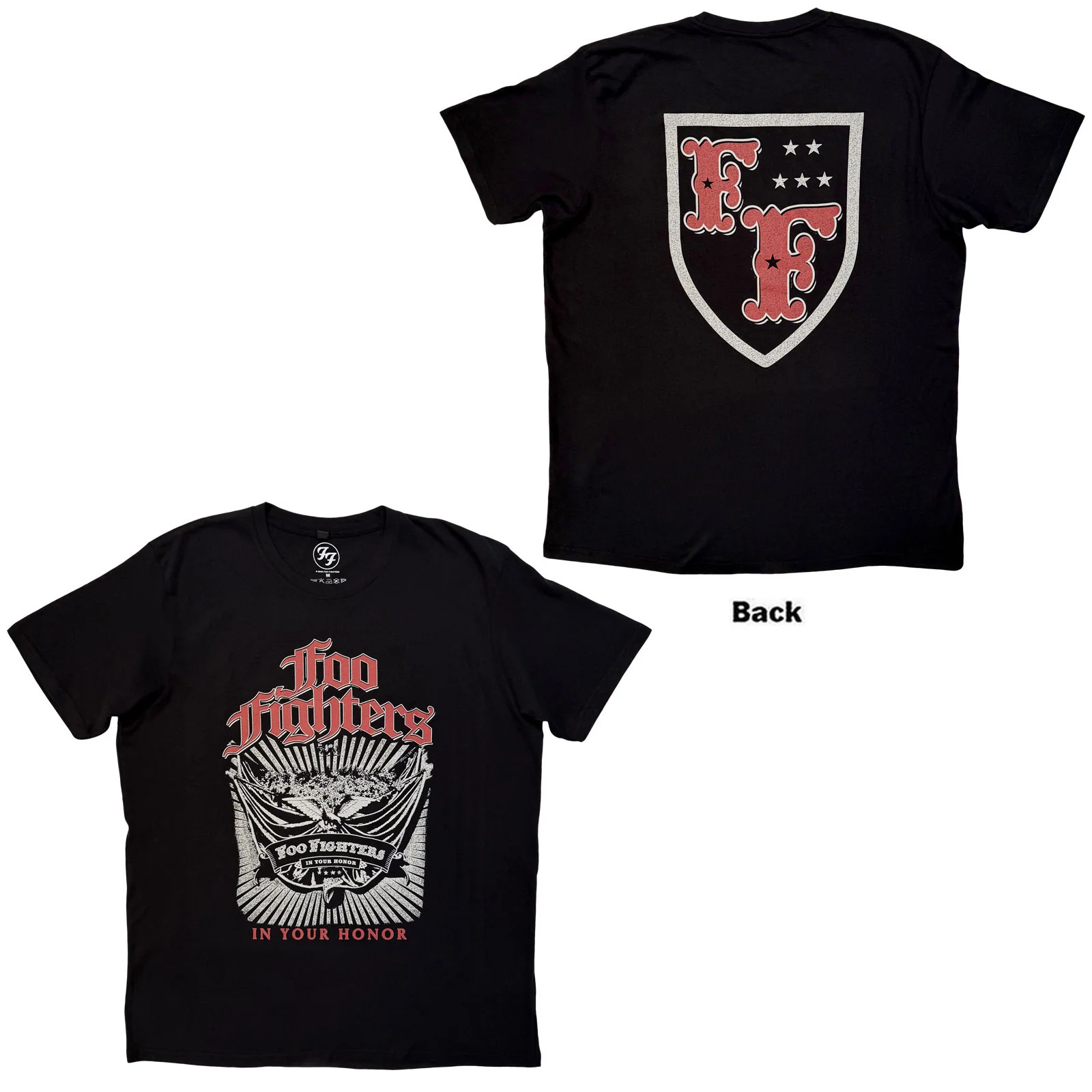Foo Fighters Unisex Premium Carbon T-Shirt: In Your Honour