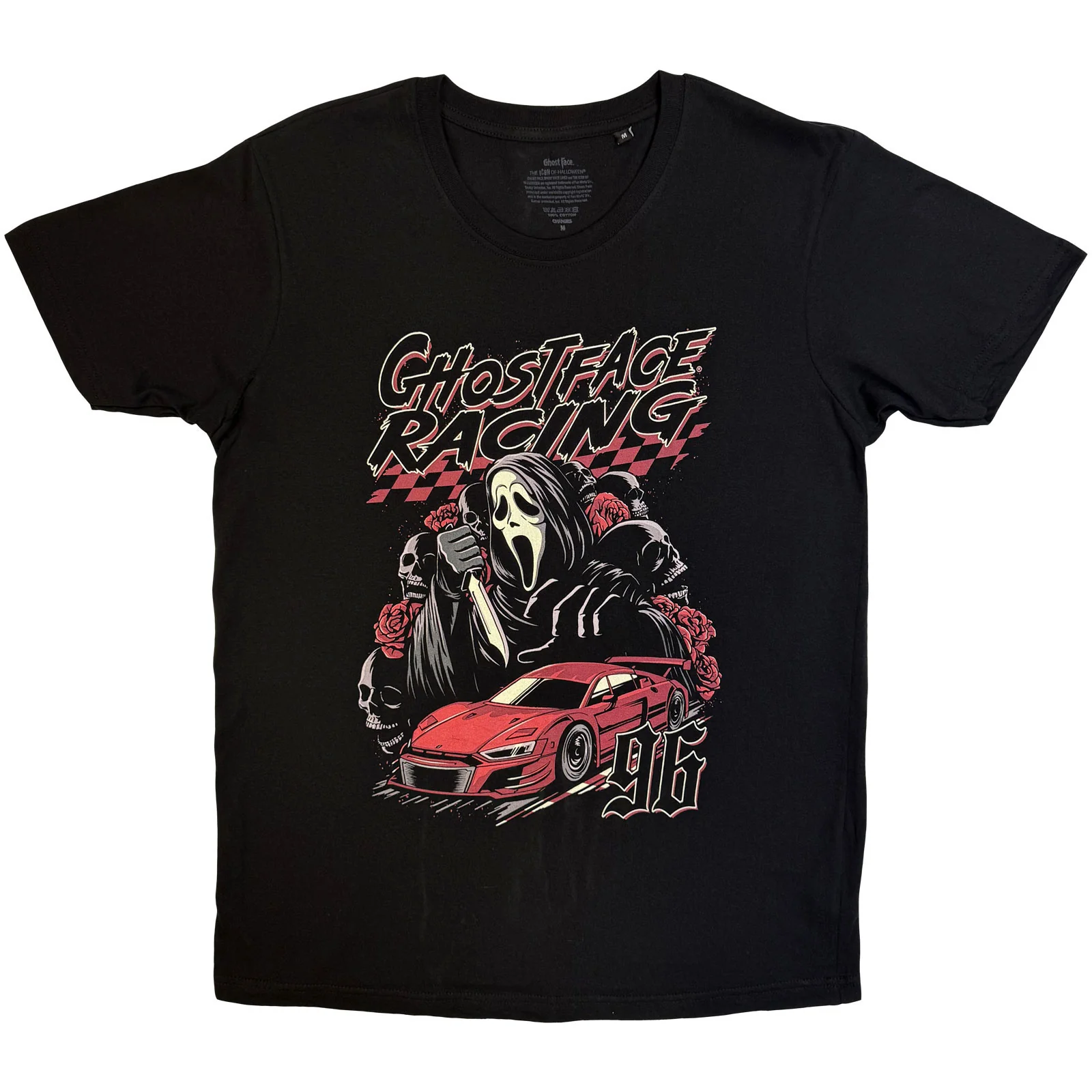 Ghostface Unisex T-Shirt: Racing 96