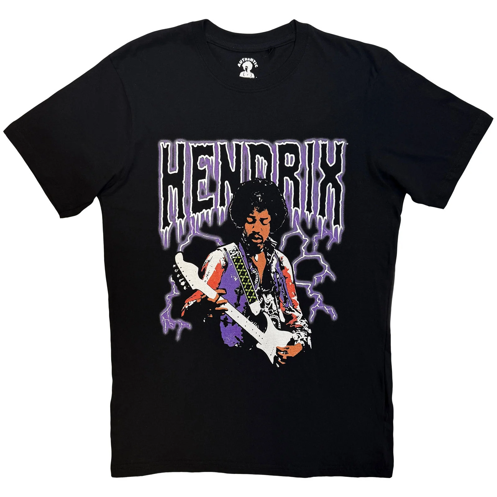 Jimi Hendrix Unisex T-Shirt: Lightning