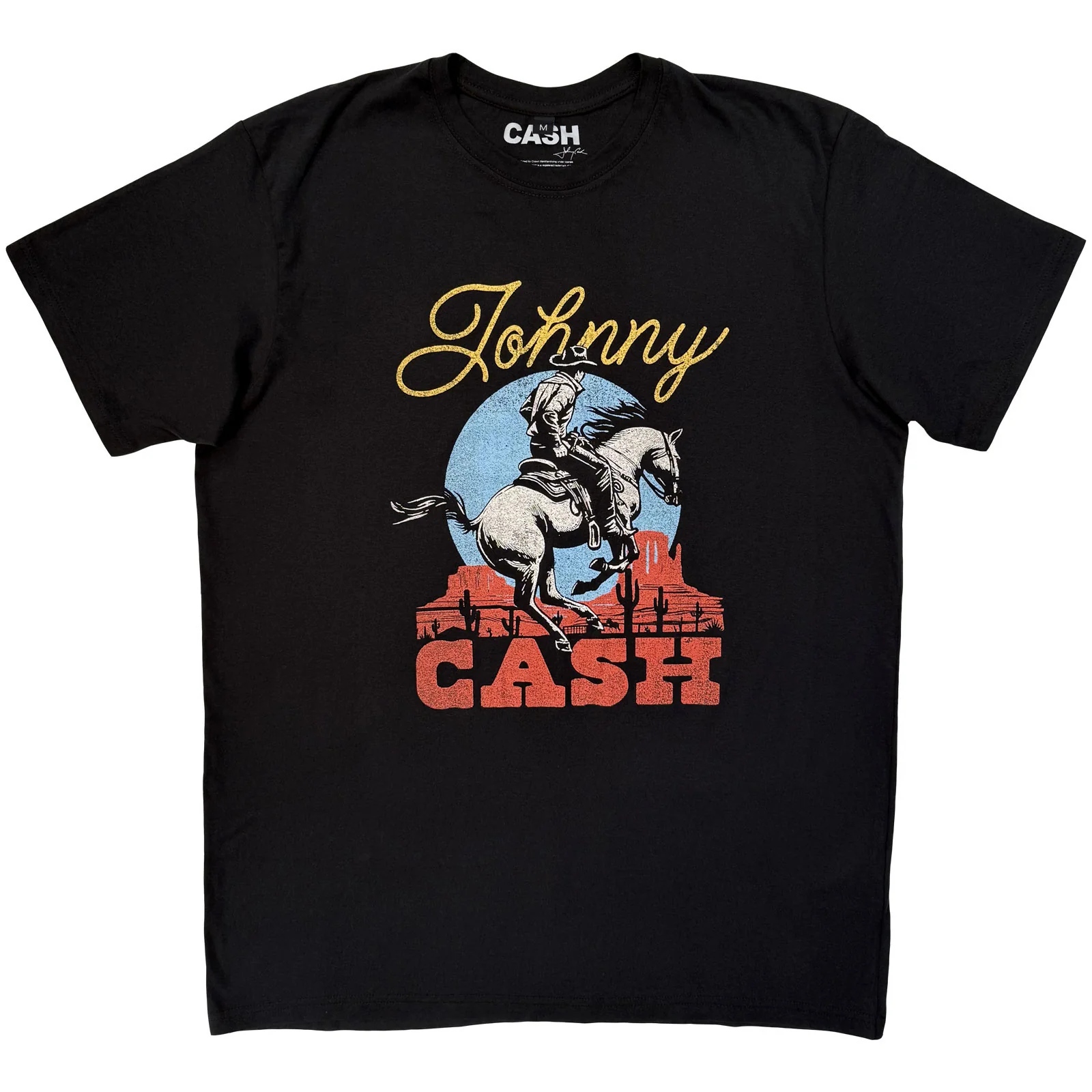Johnny Cash Unisex Premium Carbon T-Shirt: Cowboy