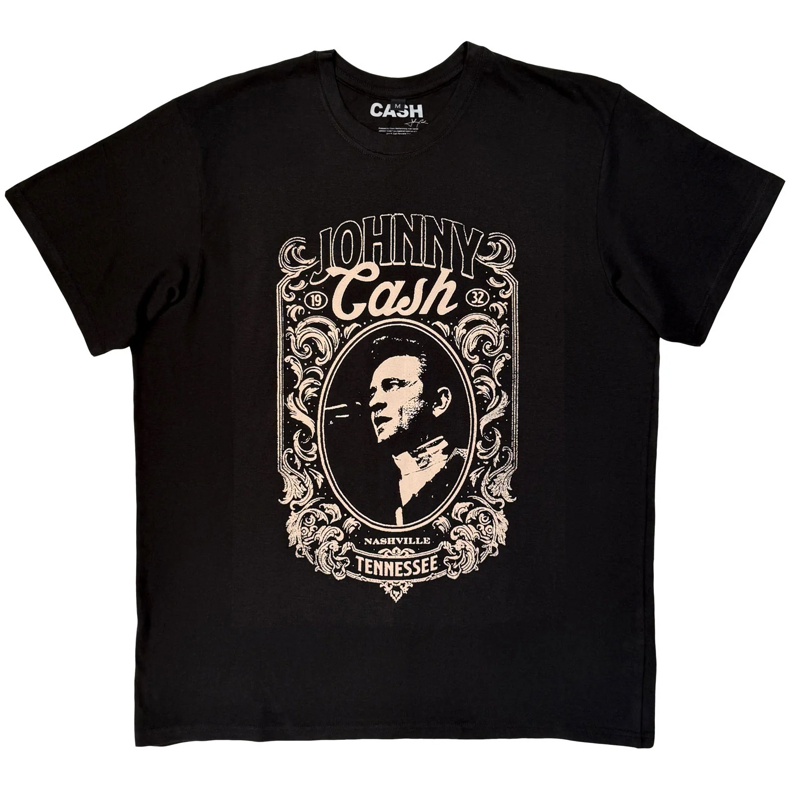 Johnny Cash Unisex Premium Carbon T-Shirt: Nashville