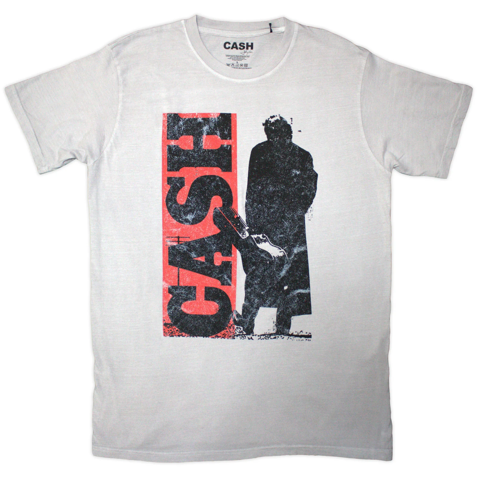 Johnny Cash Unisex T-Shirt: Bold Silhouette