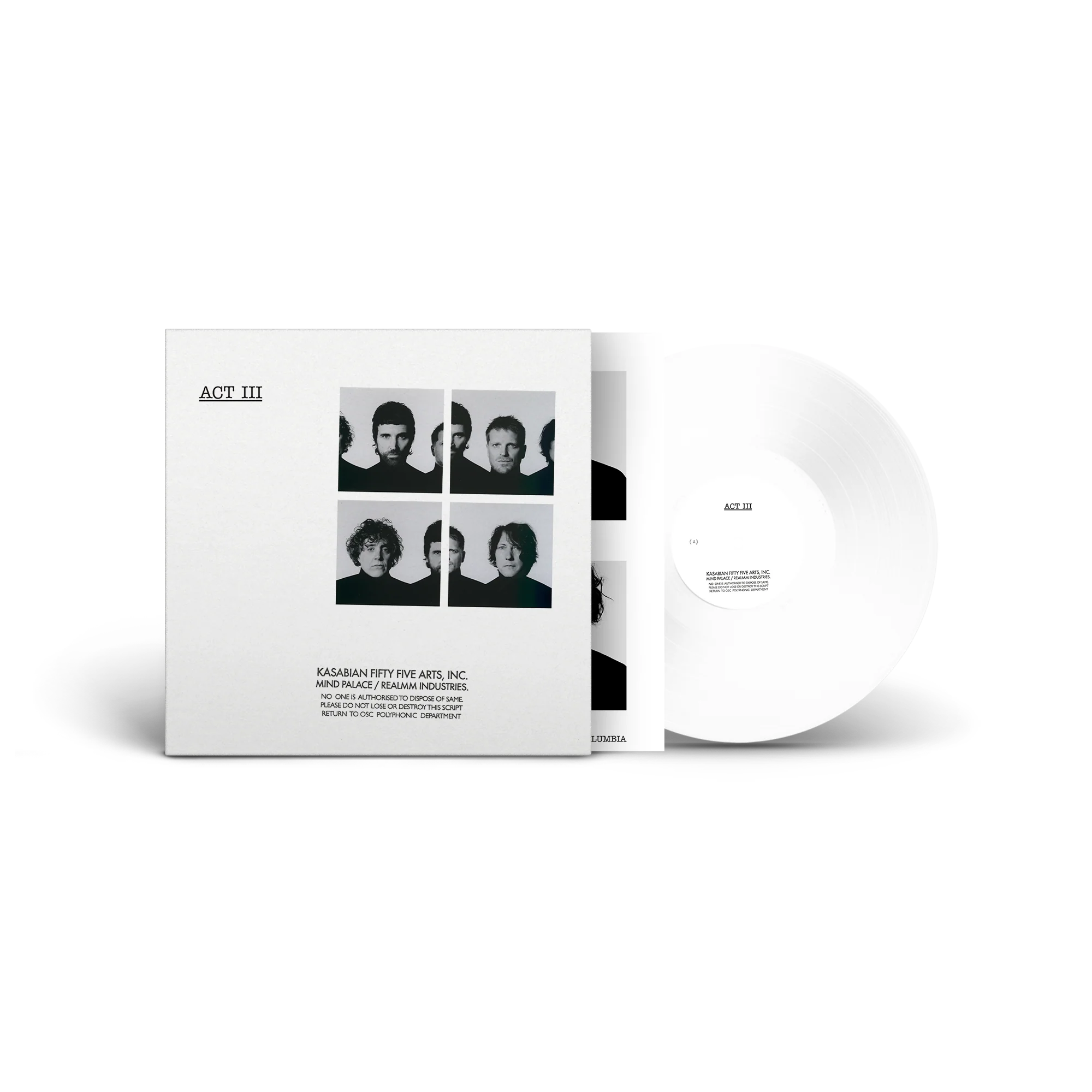 Kasabian - ACT III (Indies Exclusive White LP) [VINYL]