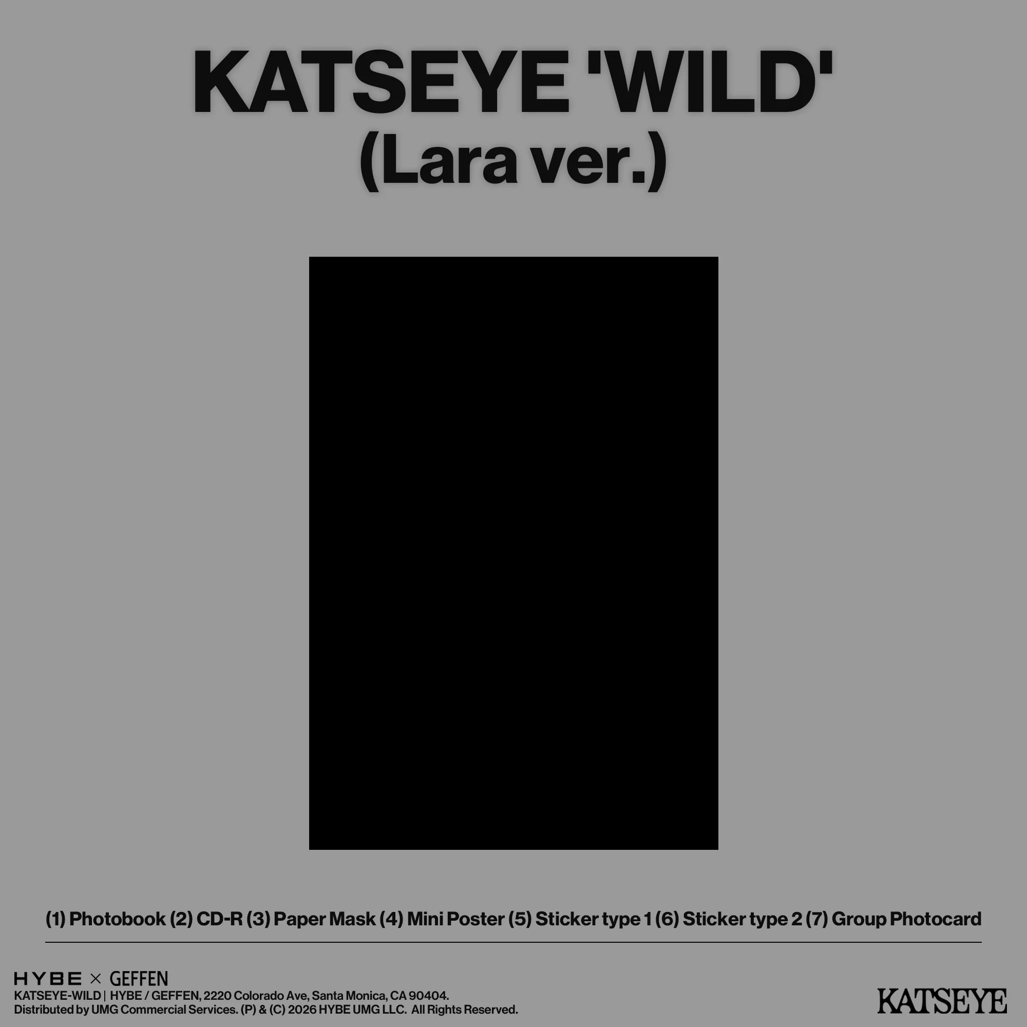 KATSEYE - WILD (Lara Ver.) [CD]