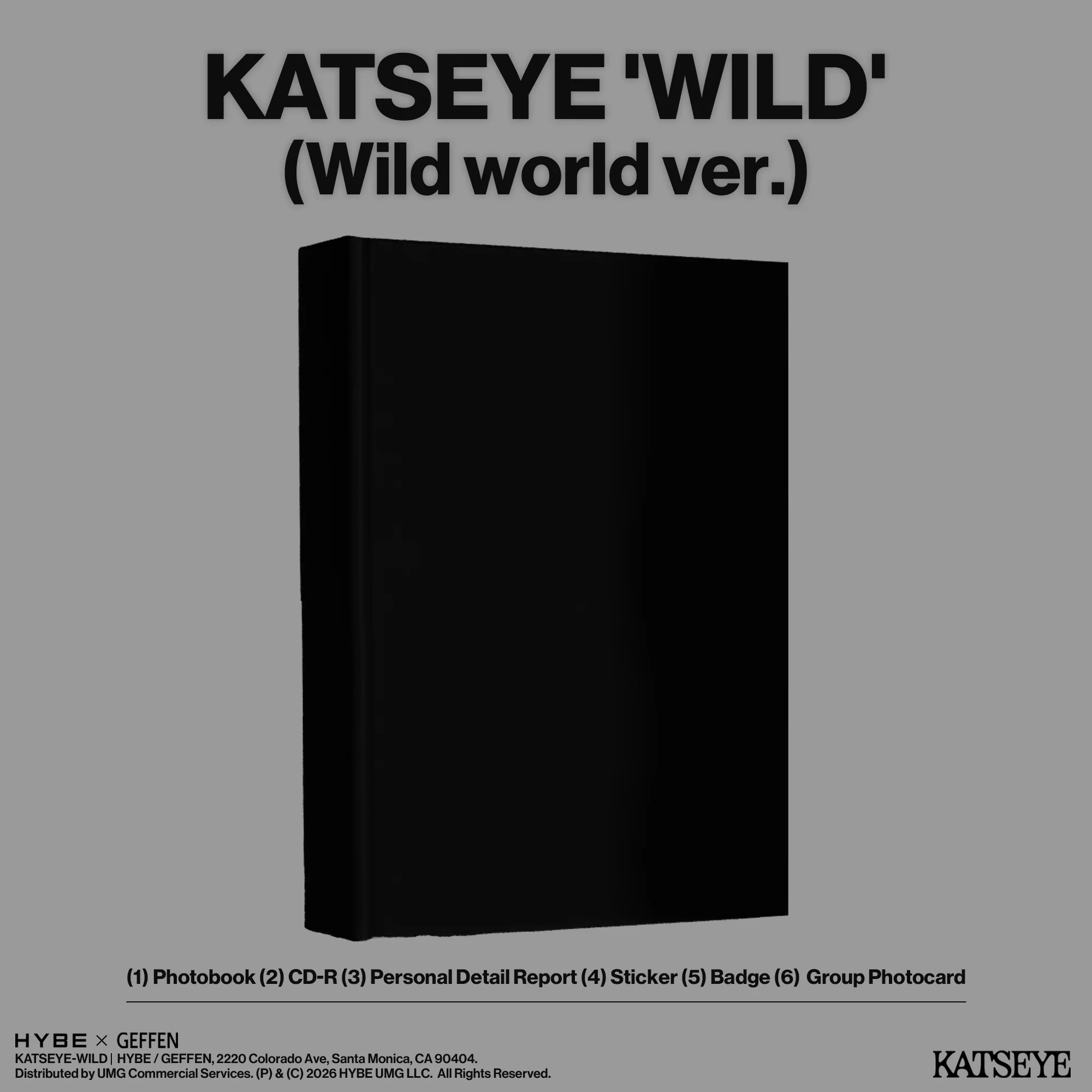 KATSEYE - WILD (Wild World Vers.) [CD]