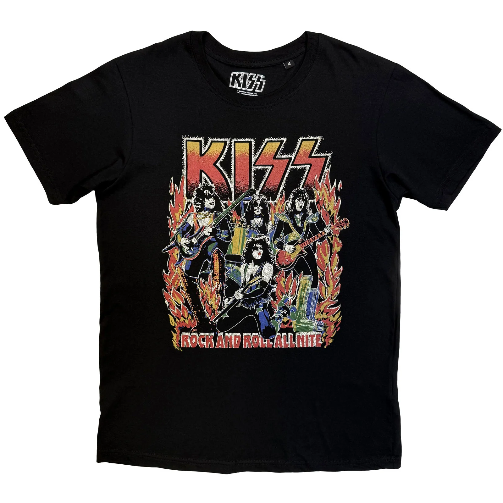 KISS Unisex T-Shirt: Rock And Roll All Nite