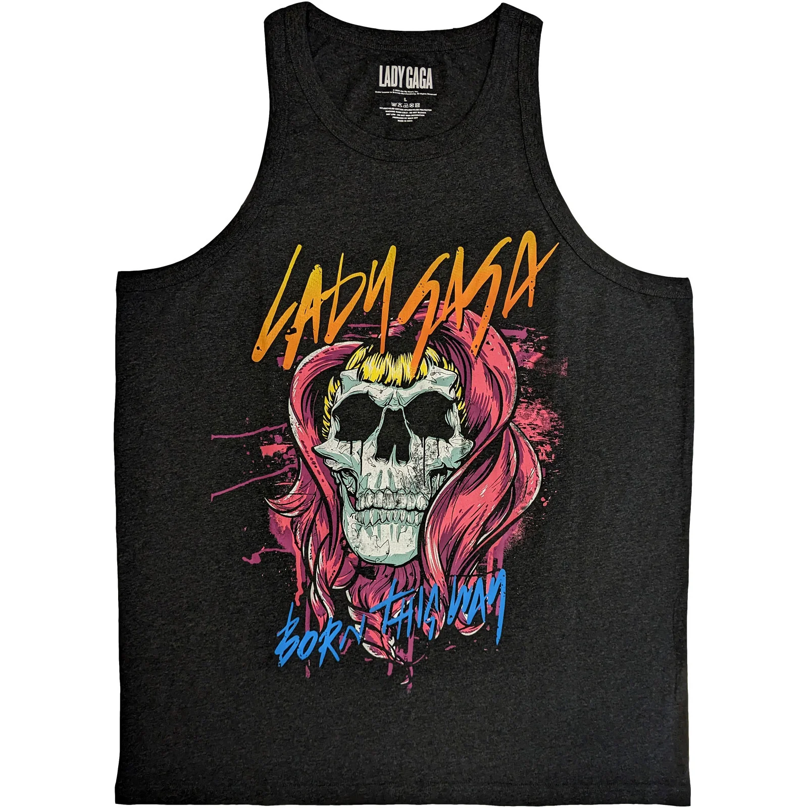 Lady Gaga Unisex Tank T-Shirt: Skull