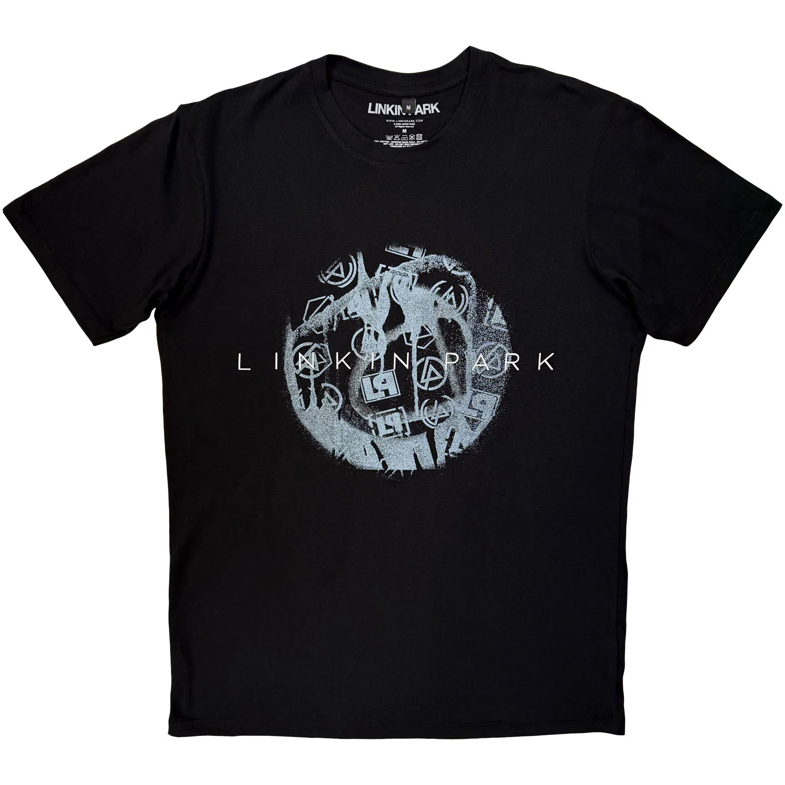 Linkin Park Unisex Premium Carbon T-Shirt: Logo Blur